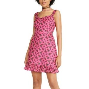 NWOT Betsey Johnson Roses Fit & Flare Mini Dress